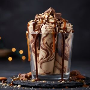 CADBURY ROASTED ALMONDS - Thai Roll Ice Cream