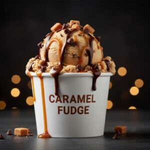 CARAMEL FUDGE ice cream