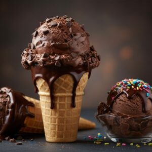 CHOCOLATE CONE-Waffle Cone