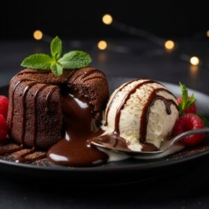 MOLTEN LAVA(CHOCOLATE) Cake Bake