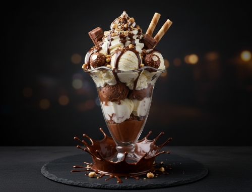NUTELLA SUNDAE-OVERLOAD SUNDAES