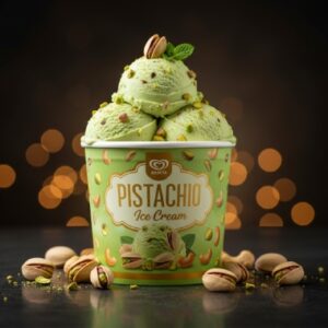 PISTACHIO ice cream solo cup