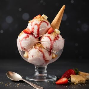 STRAWBERRY CHEESE CAKE- Fruit Overload